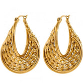 Seren Twist Hoops
