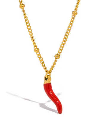 Chilli Charm Necklace - Vie Jewelry