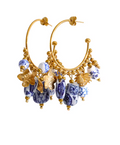 Fleur Éclat Flower Drop Earrings.