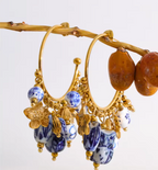 Fleur Éclat Flower Drop Earrings.