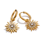 Marigold Drop Hoops