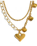 Amora Double Chain Necklace - Vie Jewelry