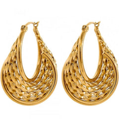 Seren Twist Hoops