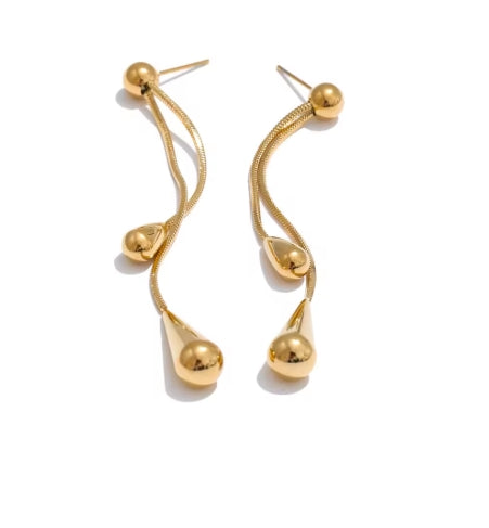 Serene Drop Earrings - Vie Jewelry