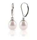 Luna Drop Pearl Earrings