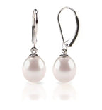 Luna Drop Pearl Earrings