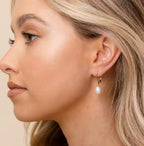 Luna Drop Pearl Earrings