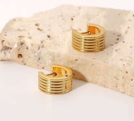GeoLuxe Wide Hoops